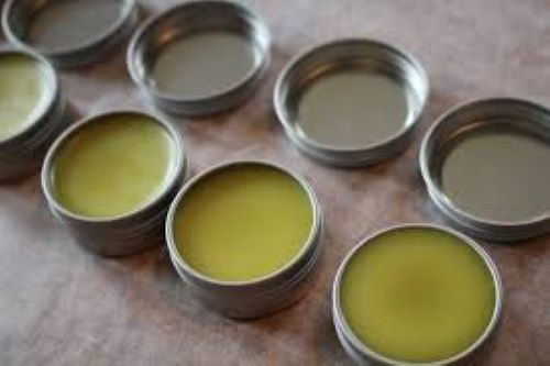 Soft golden salves all in a row.